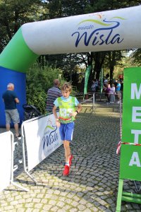 Pierwszy zawodnik na mecie biegu